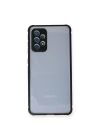 Samsung Galaxy A72 Kılıf Miami Şeffaf Silikon - Siyah
