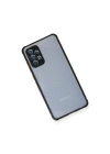 Samsung Galaxy A72 Kılıf Miami Şeffaf Silikon - Siyah
