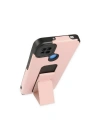 Xiaomi Redmi 9C Kılıf Mega Standlı Silikon - Pudra