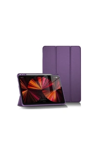 Apple iPad Pro 11 (2024) Kılıf Tablet Smart Kılıf - Mor