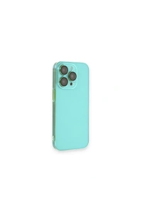 Apple iPhone 13 Pro Max Kılıf Armada Lensli Kapak - Yeşil