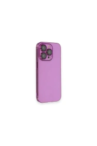 Apple iPhone 14 Pro Kılıf Armada Lensli Kapak - Mor