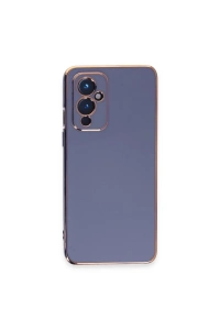 One Plus 9 Kılıf Volet Silikon - Mavi