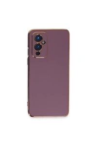 One Plus 9 Kılıf Volet Silikon - Mor