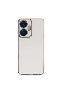 Realme C55 Kılıf Volet Silikon - Beyaz