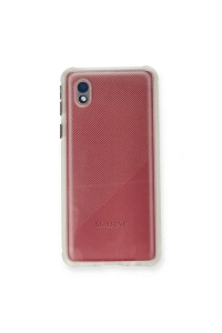 Samsung Galaxy A01 Core Kılıf Miami Şeffaf Silikon - Şeffaf