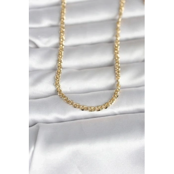 Mey İthalat® CM 14K Gold Renk Zincir Model 60 cm Kadın Kolye