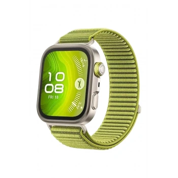 Mey İthalat®  Huawei Fit 4 Braid Kordon - Açık Yeşil