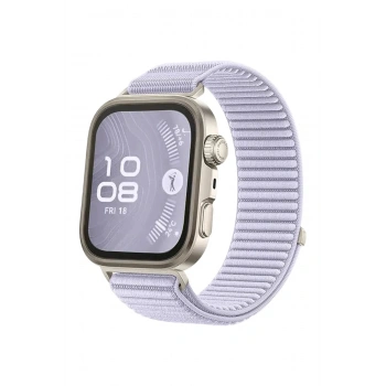 Mey İthalat®  Huawei Fit 4 Braid Kordon - Lila
