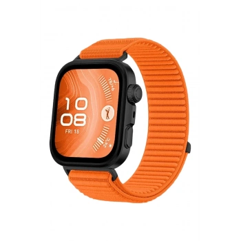 Mey İthalat®  Huawei Fit 4 Braid Kordon - Turuncu