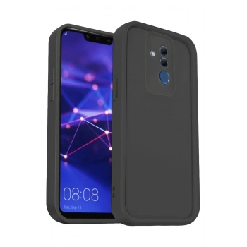 Mey İthalat®  Huawei Mate 20 Lite Kılıf Viera Silikon - Siyah