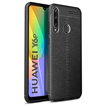 Mey İthalat®  Huawei Y6P Kılıf Auto Focus Kapak - Siyah
