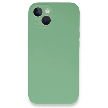 Mey İthalat®  iPhone 13 Mini Kılıf Lansman Legant Silikon - Yeşil