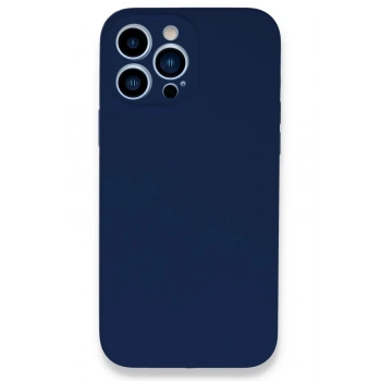 Mey İthalat®  iPhone 13 Pro Kılıf Lansman Legant Silikon - Lacivert