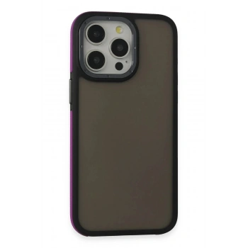 Mey İthalat®  iPhone 13 Pro Max Harvel Kapak - Derin Mor