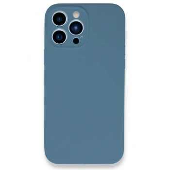 Mey İthalat®  iPhone 13 Pro Max Kılıf Lansman Legant Silikon - Açık Mavi