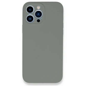 Mey İthalat®  iPhone 13 Pro Max Kılıf Lansman Legant Silikon - Gri