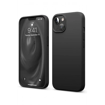 Mey İthalat®  iPhone 14 Kılıf First Silikon - Siyah