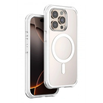Mey İthalat®   iPhone 15 Pro Max Hulk Magsafe Kapak - Beyaz