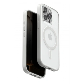 Mey İthalat®   iPhone 15 Pro Max Joly Magsafe Kapak - Beyaz