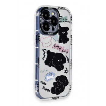 Mey İthalat®  iPhone 15 Pro Max Kılıf Reflexion Desenli Kapak - Desen 5