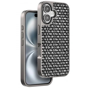 Mey İthalat®  iPhone 16 Brand Kapak - Gümüş