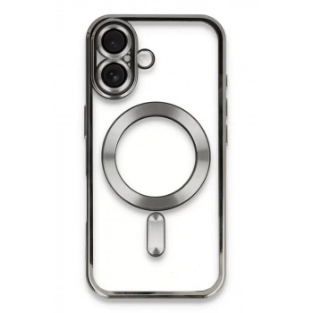 Mey İthalat®   iPhone 16 Kılıf Kross Magneticsafe Kapak - Titan Gri
