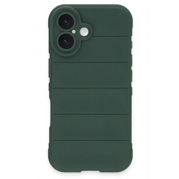 Mey İthalat®  iPhone 16 Plus Kılıf Optimum Silikon - Koyu Yeşil