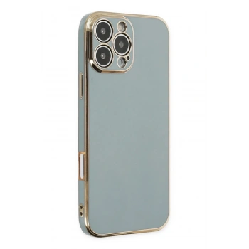 Mey İthalat®  iPhone 16 Pro Kılıf Volet Silikon - Açık Yeşil