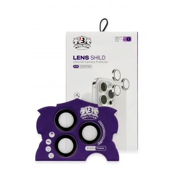 Mey İthalat®  iPhone 16 Pro Max Bilvis Titan Kamera Lens - Siyah