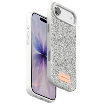 Mey İthalat®   iPhone 17 Air Bright Simli Kapak - Beyaz