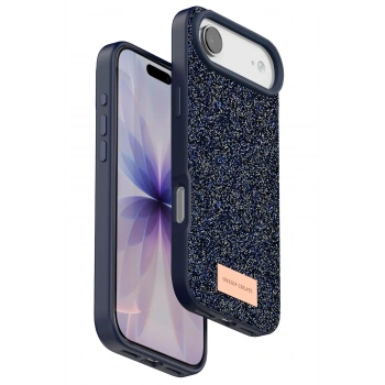 Mey İthalat®   iPhone 17 Air Bright Simli Kapak - Mavi