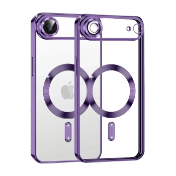Mey İthalat®   iPhone 17 Air Kross Magneticsafe Kapak - Mor