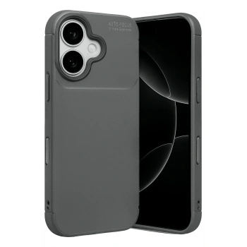 Mey İthalat®   iPhone 17 Auto Focus Karbon Kapak - Gri