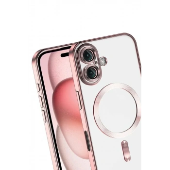 Mey İthalat®   iPhone 17 Kross Magneticsafe Kapak - Rose