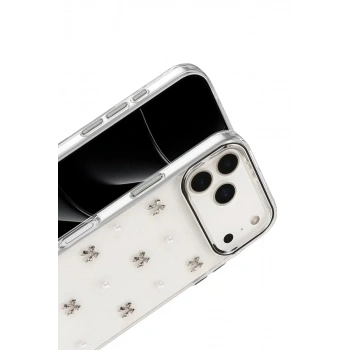Mey İthalat®   iPhone 17 Pro Fiyonk Desenli Kapak - Desen 8