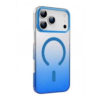 Mey İthalat®   iPhone 17 Pro Glossy Magsafe Kapak - Mavi