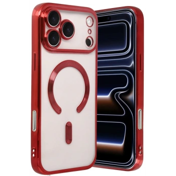 Mey İthalat®   iPhone 17 Pro Kross Magneticsafe Kapak - Kırmızı