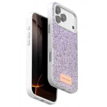 Mey İthalat®   iPhone 17 Pro Max Bright Simli Kapak - Lila