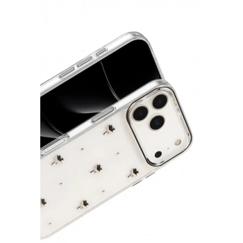 Mey İthalat®   iPhone 17 Pro Max Fiyonk Desenli Kapak - Desen 1