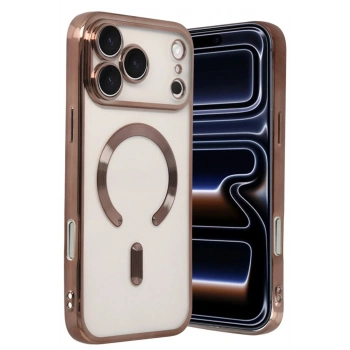 Mey İthalat®   iPhone 17 Pro Max Kross Magneticsafe Kapak - Çöl Titanyum