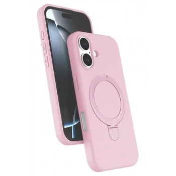 Mey İthalat®   iPhone 17 Regal Magsafe Standlı Kapak - Açık Pembe