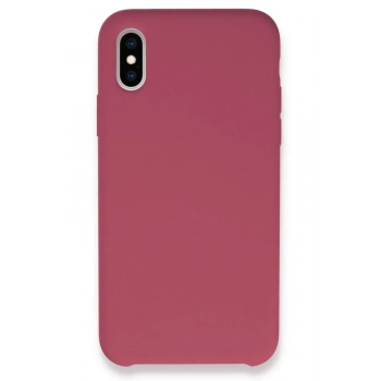 Mey İthalat®  iPhone XS Max Kılıf Lansman Legant Silikon - Fuşya