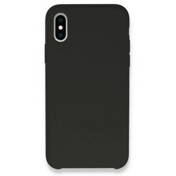 Mey İthalat®  iPhone XS Max Kılıf Lansman Legant Silikon - Siyah