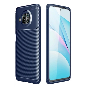Mey İthalat®   Mi 10T Lite Kılıf Auto Focus Karbon Kapak - Lacivert