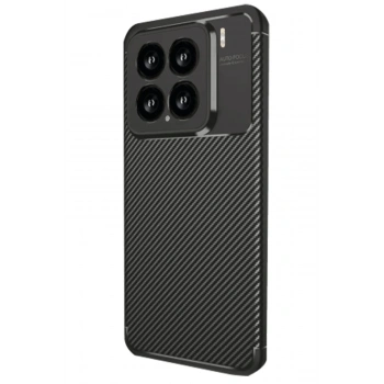 Mey İthalat®   Mi 15 Kılıf Auto Focus Karbon Kapak - Siyah