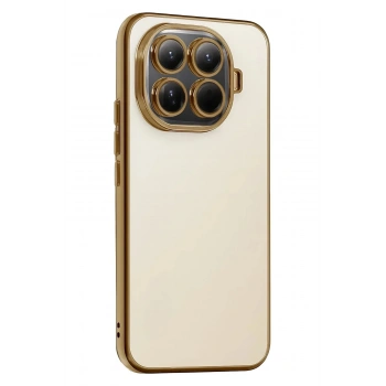 Mey İthalat®   Mi 15T Pro  Lensli Silikon - Gold
