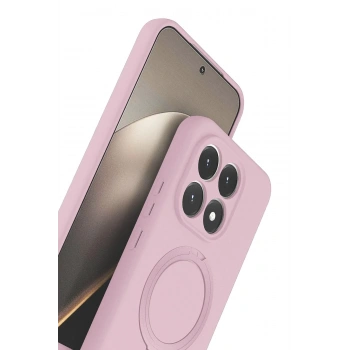 Mey İthalat®   Mi 15T Regal Magsafe Standlı Kapak - Açık Pembe