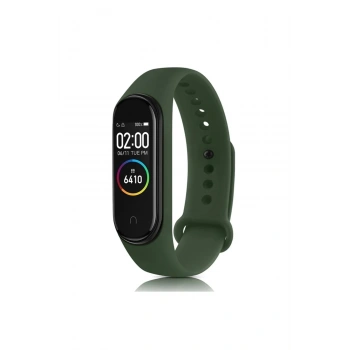 Mey İthalat®   Mi Band 7 Klasik Kordon - Haki Yeşil