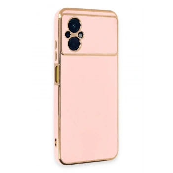 Mey İthalat®   Poco M5 Kılıf Volet Silikon - Pembe